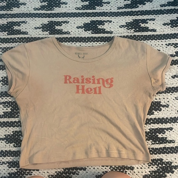 Cropped Baby Tee - Picture 2 of 4